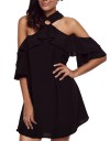 Rochie Neagra Vaporoasa 